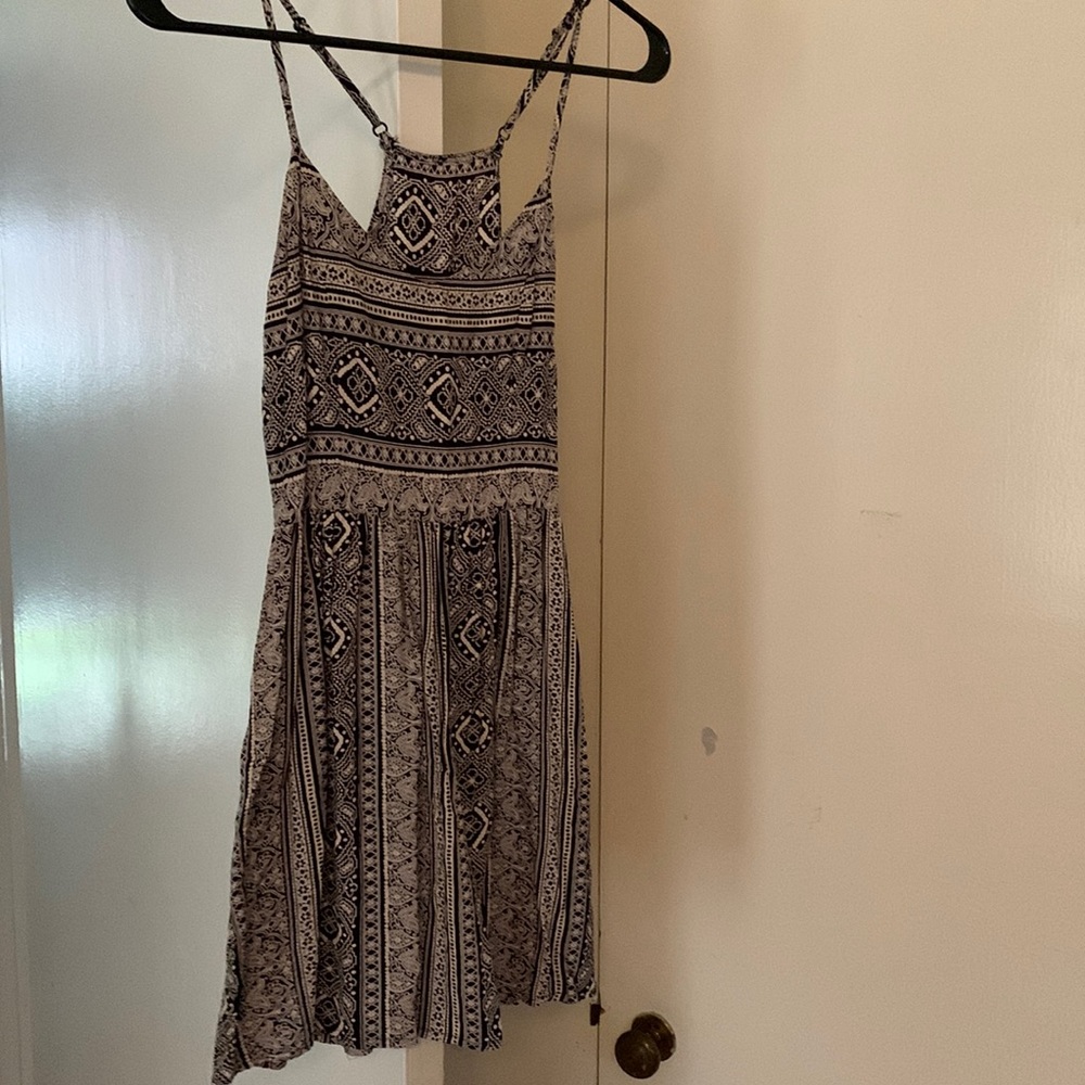 Light Pink and Black Dress